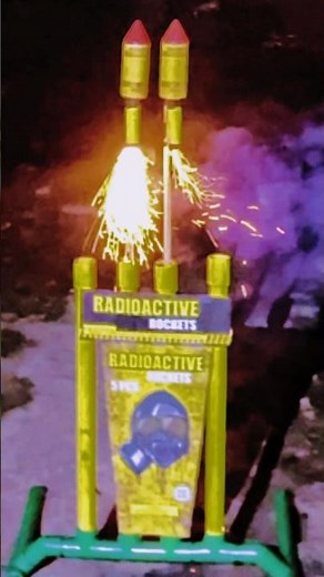 Fireworks | Rocket | RADIOACTIVE ROCKETS (Extremely Loud!) & BRIGHT #fireworks #shorts #rockets