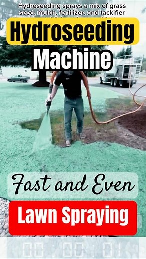 Hydroseeding Machine for Fast and Even Lawn Spraying