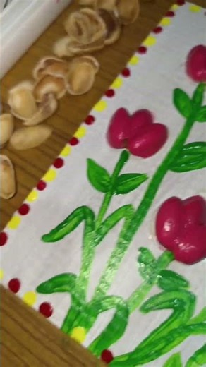 Diy with pista shell #diy #art #craft #trending #shorts #youtuber #painting