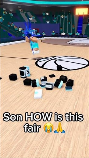 Son I CANT Even Play The Game 😭🙏 #roblox #basketball #basketballlegends #funny