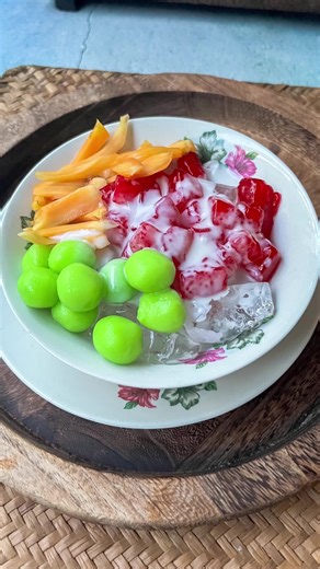 Resepi Thai Red Ruby Dessert yang Sedap