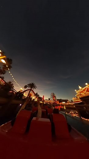 Night rides make the Incredicoaster feel even more unreal — 55 mph launches, a 108-ft drop, and the whole Pixar Pier glowing around you. Pure magic. ✨ #Incredicoaster #PixarPier #DisneyCaliforniaAdventure #DisneylandResort #RollerCoasterPOV #NightRide #DisneyThrills #DisneyMagic #ThemeParkVibes #CoasterLife | Relaxing Reality | Facebook
