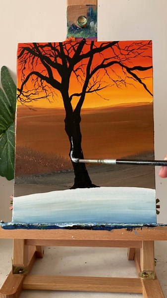 #art #painting #howtopaint #landscapepainting #acrylicpainting
