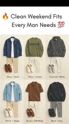 Clean Weekend Fits Every Man Needs 🔥