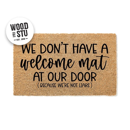 Welcome Mat: Funny Coir Doormat