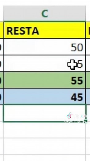 Cómo hacer restas en Excel fácilmente