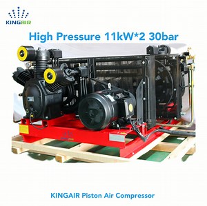 [Hot Item] High Pressure 11kw*2 30bar Piston Compressor