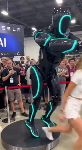 She Rode a Humanoid Robot in Public 🤖😲