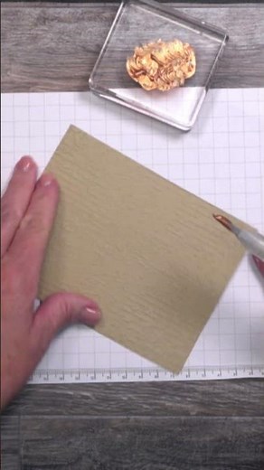 Metallic Embossing Folder Technique #cardmaking