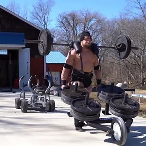 This bodybuilder carried heavy weight plates weighing 1000Lbs for ten miles, demonstrating incredible fitness levels. | Jukin Copyright Management
