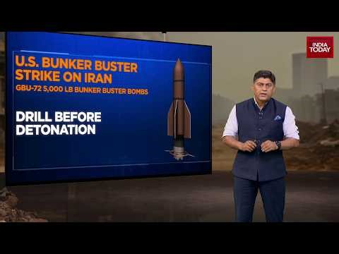 US Drops GBU-72 Bunker Buster Bombs On Iranian Military Sites Near Strait Of Hormuz | Explainer