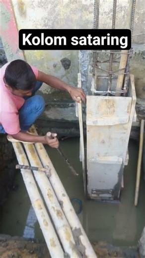 shuttering remove for Column #building #Columncasting #vairalshorts