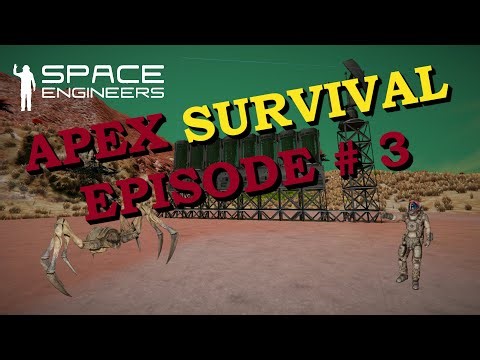 Space Engineers – APEX Survival – Episode # 3 – Spiders and more Spiders, Algae Farms Done!