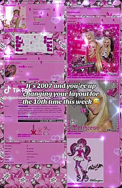 I miss being creative and changing out the layout on MySpace. #y2k #myspace #nostalgia #trending #fyp