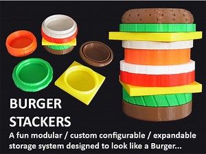 This burger is actually a modular storage system
