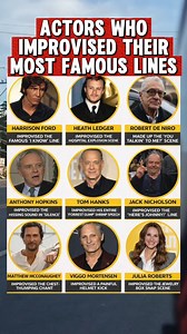 Spontaneous magic ✨! These iconic lines were totally improvised! Follow me for more celebrity updates and share this video with your friends to see the magic behind the script! #ImprovisationGenius #FamousFlips #OnTheSpot | Mommy Jen