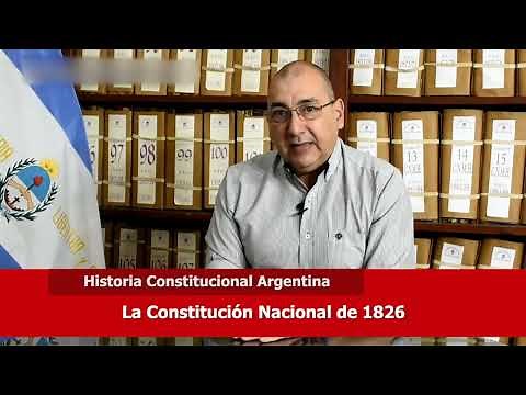 The Argentine National Constitution of 1826. Dr. Dardo Ramírez Braschi