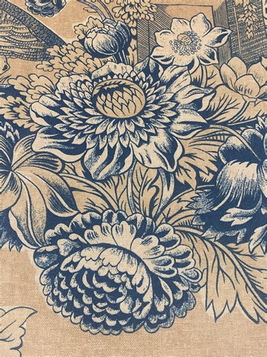 Vintage French Country Tablecloth Antique Style- Birds, Flowers ,palms - Etsy