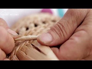 Weaving Cattail Baskets
