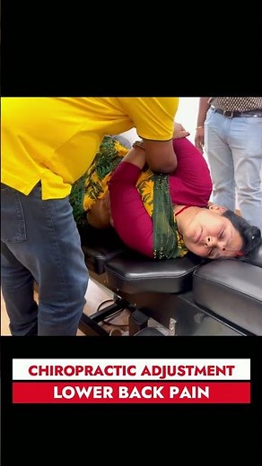 Lower Back Pain FIXED Instantly 😱 | Real Chiropractic Adjustment Result! Dr. Rajneesh Kant #shorts