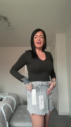 Denim Skort - Trendy TikTok Fashion