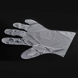 [Hot Item] Plastic Gloves PE Glove Transparent Food Grade Protective