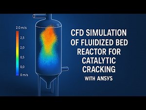 Fluidized Bed Reactor CFD Simulation | Catalytic Pyrolysis of Plastic & Tire Waste in ANSYS Fluent