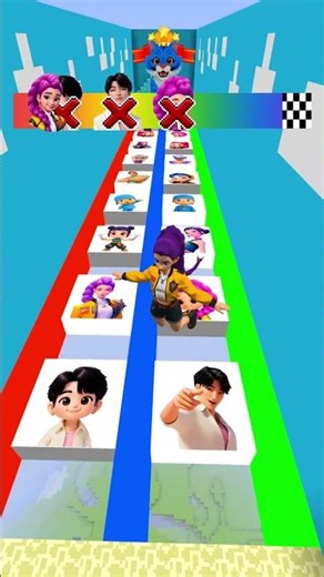 Kpop Demon Hunter Sky Guess Logo😱 P.3 #minecraft #kpop