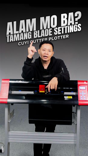 9.7K views · 61 reactions | Para iwas sablay sa cut, alamin ang tamang blade setting ng cutter plotter mo! ✂️ #UniprintPH #PerfectCut #BladeSettings | Uniprint - A Printing Business for Everyone | Facebook