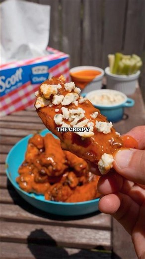 How I make my chicken wings crispy