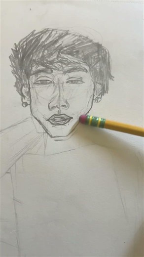 Drawing a boy with Pinterest