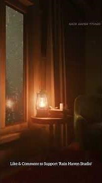 Rain Sounds for Sleep 🌧️ of Deep Relaxing Rain (No Ads, Black Screen)