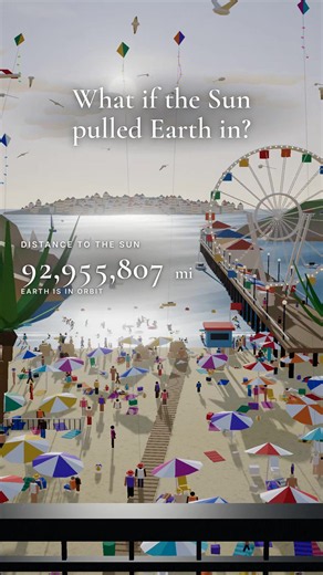 What If Earth Stopped Orbiting? The 65-Day Sun Simulation ☀️