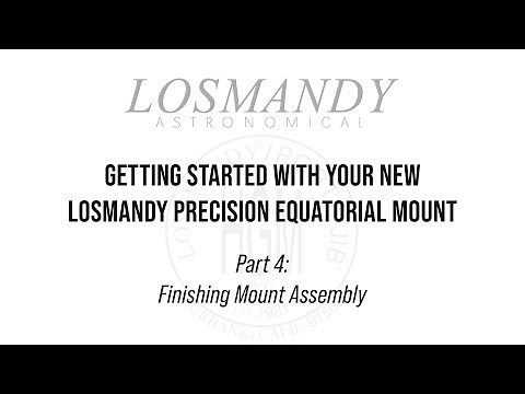 Getting Started Part 04: Final Mount Setup