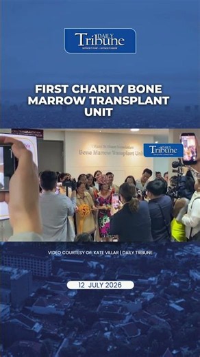 The country's first Charity Bone Marrow Transplant Unit was formally inaugurated on Friday