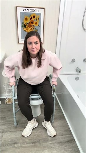 Superior bathroom support 💪🏻 #accessibility #occupationaltherapist