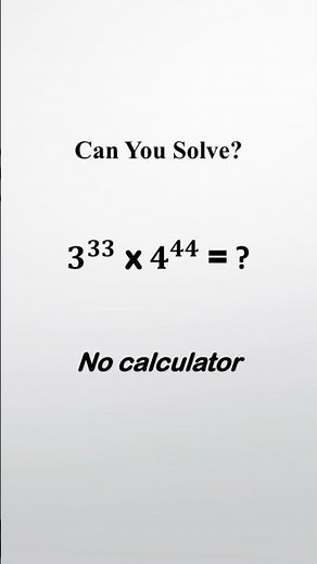 Math Olympiad Exponential Simplification | No Calculator Challenge! #math #matholympiad #satmath