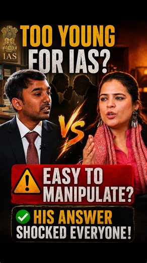 You’re Too Young to Be an IAS Officer!” | UPSC Interview🥶🤯👮‍♂️