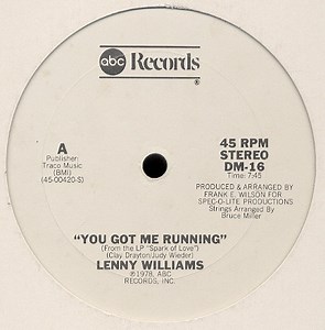 Lenny Williams - You Got Me Running