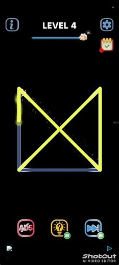 Line Drawing Puzzel Level 4 #shorts #viral #trending #short #gameplay