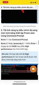 Các Cách tắt tính năng tự điều chỉnh độ sáng màn hình Windows 10/11