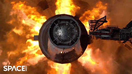 Amazing Footage Shows SpaceX Firing Up Starship Super Heavy Booster In Preparation For Flight 5