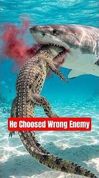Why Saltwater Crocodiles Can Even Hunt Sharks? #crocodile #shark #wildlife