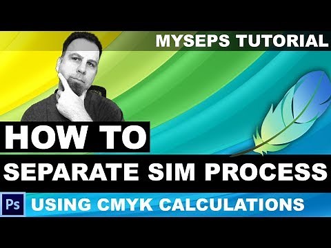 How to spot color separate for screen printing in Photoshop using CMYK