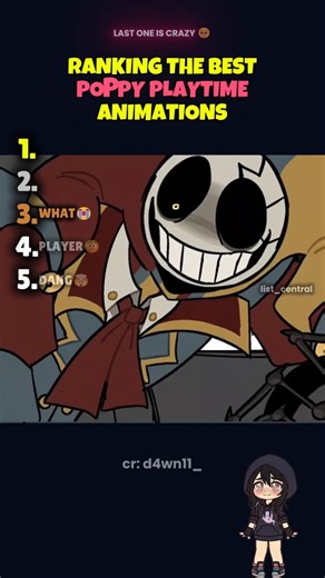 Ranking The Best Poppy Playtime Animations