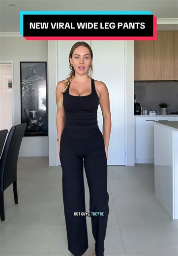 Comfy Wide Leg Activewear Pants for Gym and Pilates