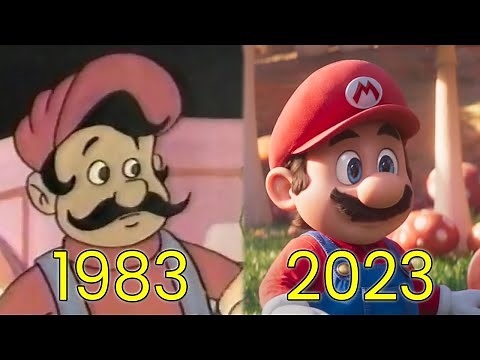 Evolution of Mario in Movies & TV (1983-2023)