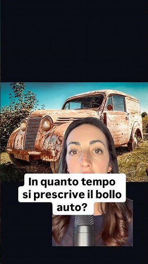 Prescrizione bollo auto. #automobile #regione #diritto #leggi #auto