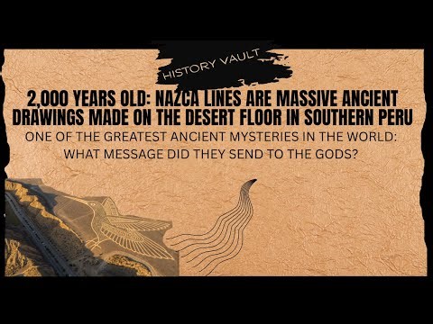 2000 years old: Nazca Lines are massive ancient drawings made on the desert floor in southern Peru