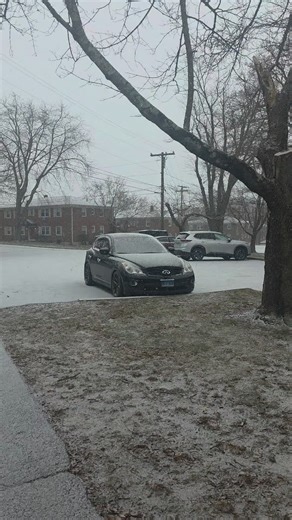 9am start of snow #CT #fyp #infiniti #snowstorm #cars